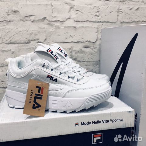 Утеплённые кроссовки в стиле фила - fila disruptor