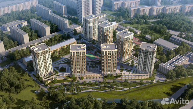 3-к квартира, 90.1 м², 9/17 эт.