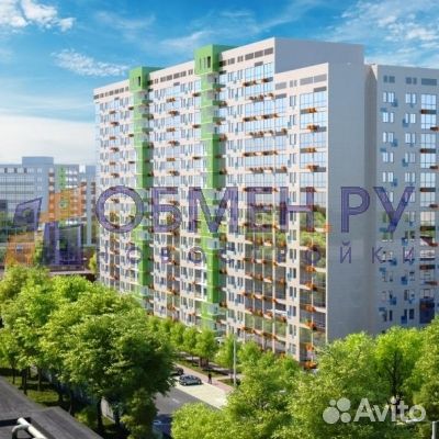1-к квартира, 45 м², 7/15 эт.