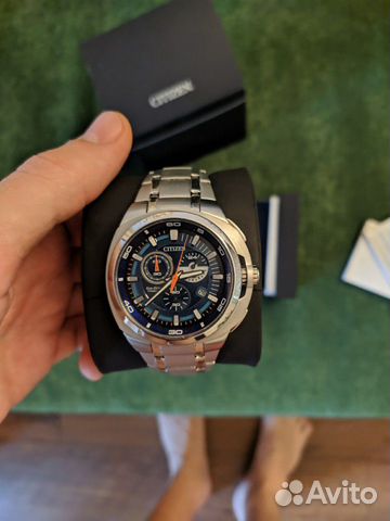 citizen eco drive titanium marinaut