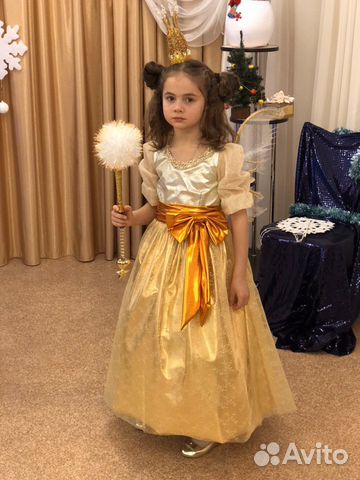Платье фея карнавальное новогоднее возраст 6-8 лет Платье фея карнавальное новогоднее возраст 6-8 лет