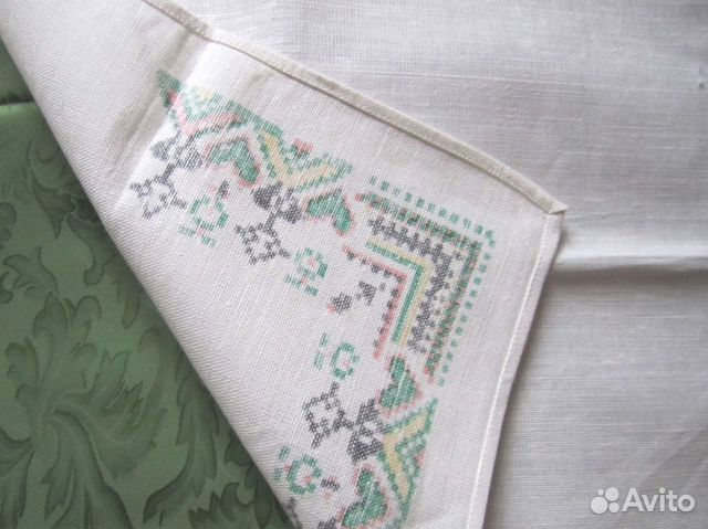 4 льняных салфетки, СССР 4 льняных салфетки, СССР