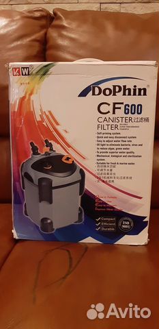 Внешний фильтр Dophin CF600 новый, 650 л/час