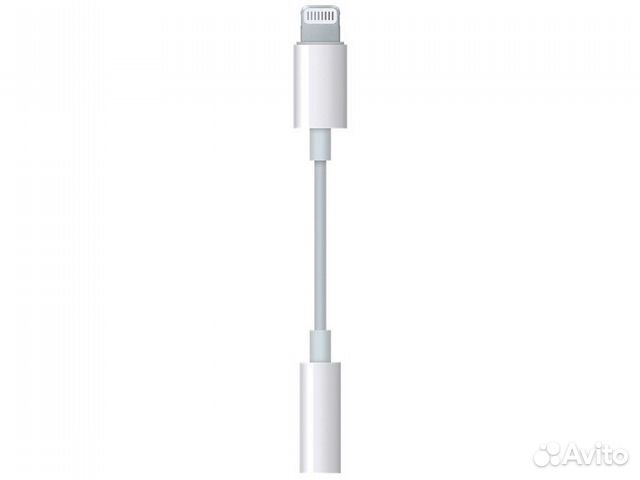 Адаптер Apple Aux to Lightning (белый) Оригинал Адаптер Apple Aux to Lightning (белый) Оригинал