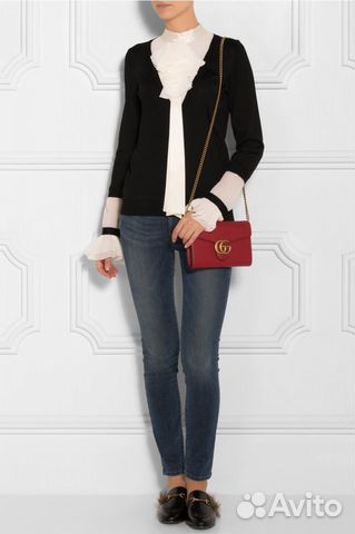 Сумка Gucci Marmont GG Chain Кошелек Клатч