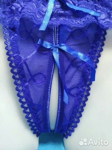 Синие трусики для секса 42-48 новые