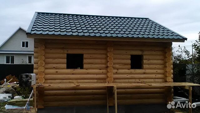 Сруб бани 5х5м (шестистенок) Сруб бани 5х5м (шестистенок)