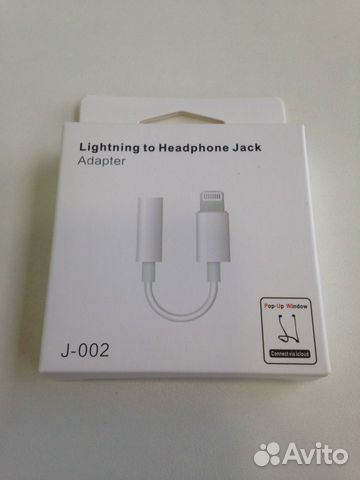 Переходник lightning - jack 3,5 mm Переходник lightning - jack 3,5 mm