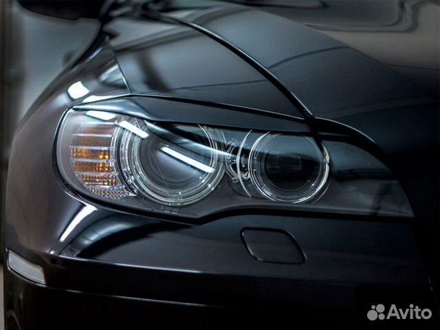 Накладки на передние фары реснички BMW X6 E71