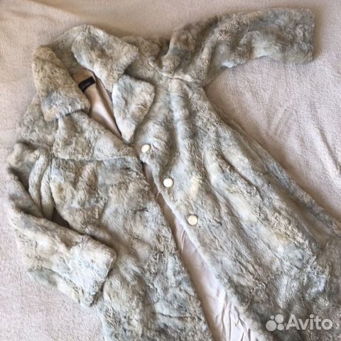 Светлая зимняя шуба