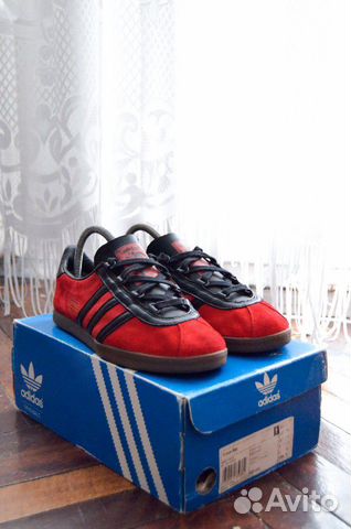 adidas trimm star red and black