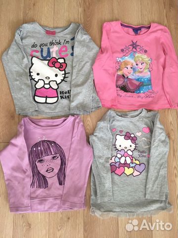 Большой пакет вещей для девочки р. 110-116