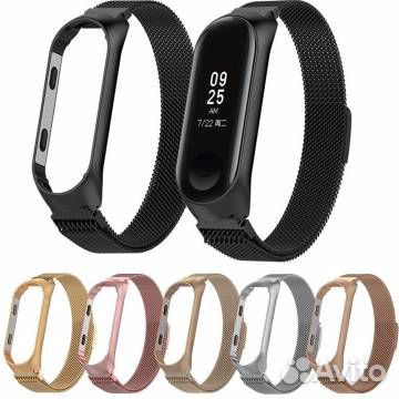 Ремешок Xiaomi Mi Band 3/4 миланская петля Ремешок Xiaomi Mi Band 3/4 миланская петля