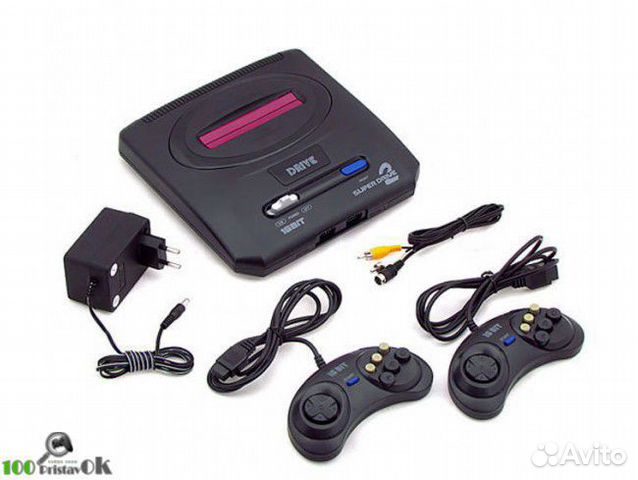 Игровая приставка 16-bit Super Drive 2 + 38 игр