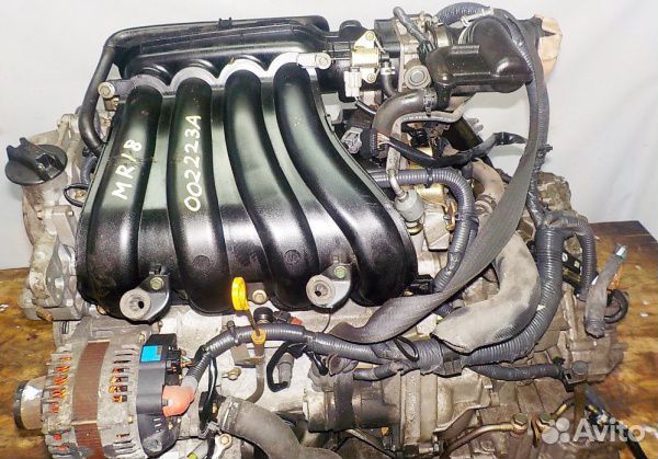 Двигатель Nissan MR18-DE + кпп Двигатель Nissan MR18-DE + кпп