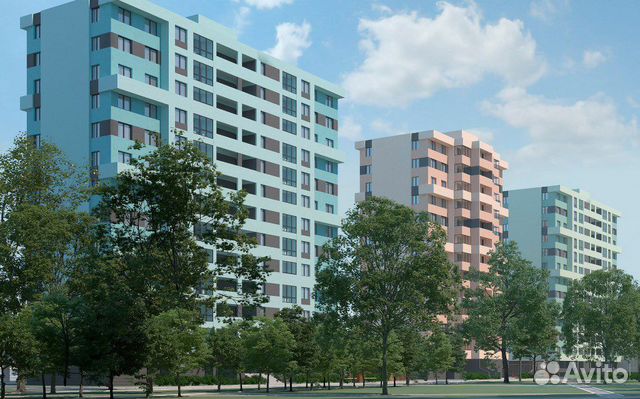 2-к квартира, 51.4 м², 6/13 эт.