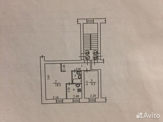 2-к квартира, 42 м², 4/4 эт. 2-к квартира, 42 м², 4/4 эт.