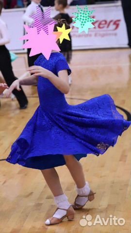 Платье рейтинговое для бальных танцев 128-134