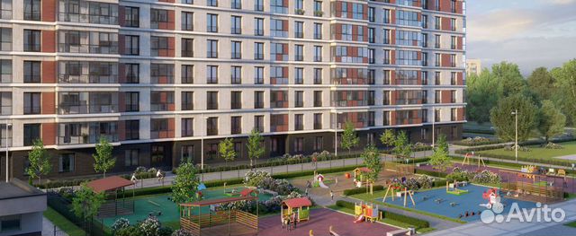 1-к квартира, 47.8 м², 2/12 эт.