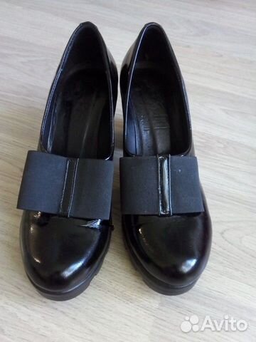 Новые туфли натуральная кожа лак Терволина
