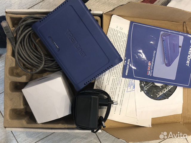 Trendnet TEW-432BRP Wi-Fi Роутер Trendnet TEW-432BRP Wi-Fi Роутер