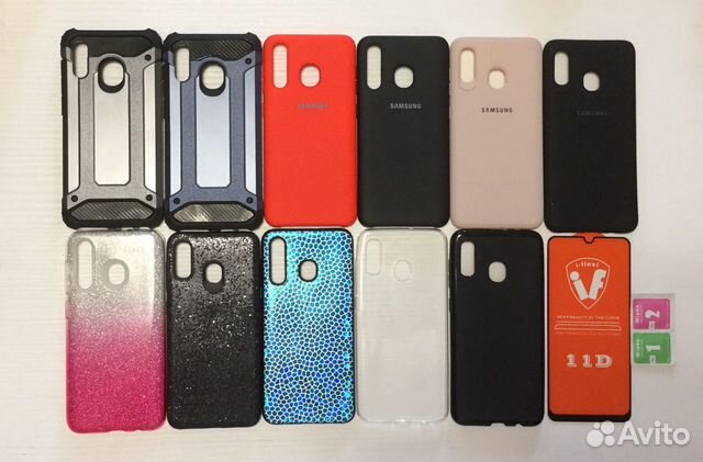 Чехол, Стекло Samsung A20/ Samsung A30