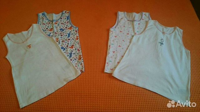 Майки для девочки Mothercare комплект (2шт) р122 Майки для девочки Mothercare комплект (2шт) р122