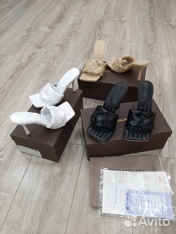 Шлёпанцы Botega Veneta (36-40) LUX Шлёпанцы Botega Veneta (36-40) LUX