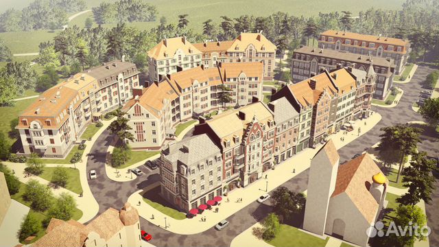 1-к квартира, 41.6 м², 1/3 эт.