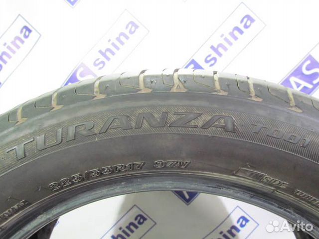Шины бу 225-55-17 Bridgestone 17-225-55 100T