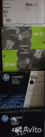 Картриджи к принтерам HP оригинальные и совместимы
