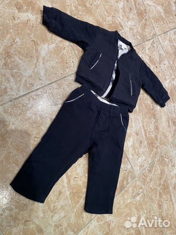Костюмчик Burberry 9m куртка Gucci 12-18 оригинал