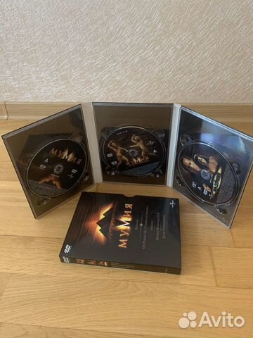 Двд коллекция. мумия 3 диска