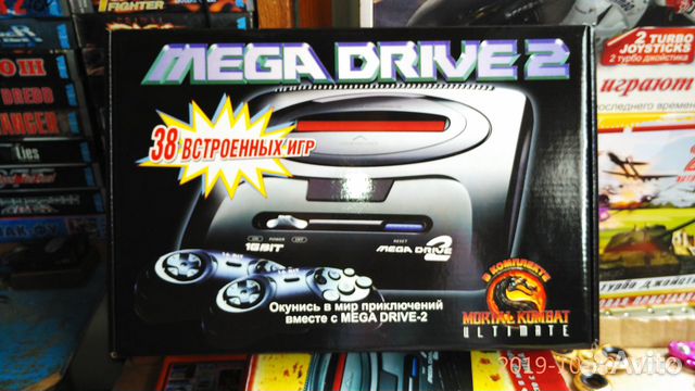 Легендарная игровая приставка Сега мегадрайв