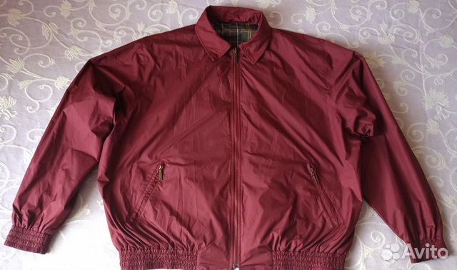 Куртка ветровка бомбер двусторон Barbour (р.58-62)