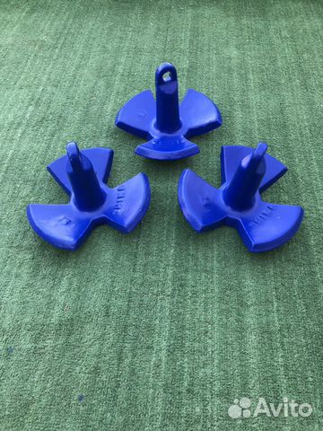 Якорь трёх лепестковый 6.8 кг