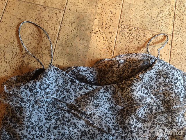Платье ярусное летнее mango casual XS