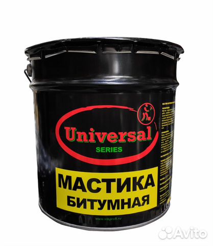 Мастика битумная 18л Универсал Мастика битумная 18л Универсал