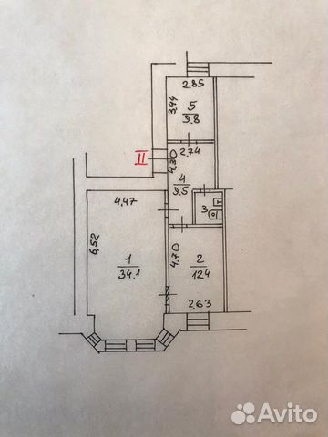 Офисное помещение, 68 м²
