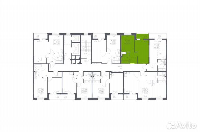 1-к квартира, 36 м², 13/14 эт. 1-к квартира, 36 м², 13/14 эт.