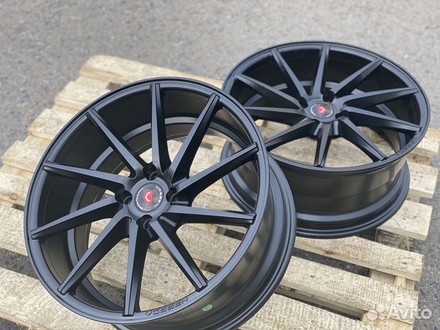 Vossen CVT черный мат R18 на Kia RIO Solaris Vossen CVT черный мат R18 на Kia RIO Solaris