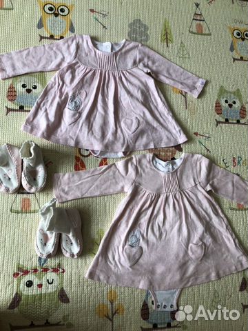 Платья Mothercare р 80(9-12 мес) для двойняшек