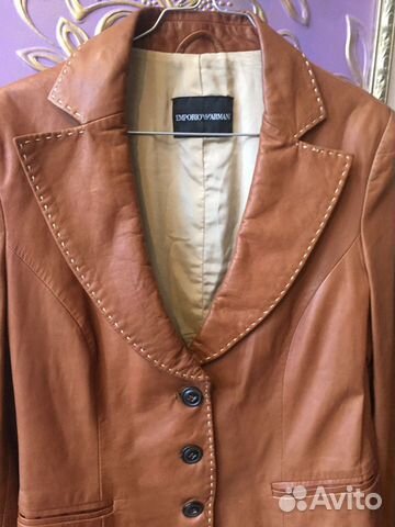 Кожаный пиджак Armani Кожаный пиджак Armani