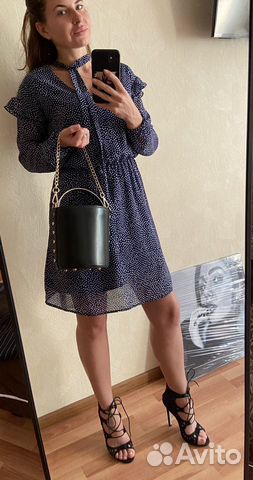 Платье в горошек befree