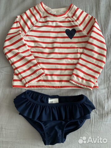 Купальный костюм c UPF из H&M для девочки Купальный костюм c UPF из H&M для девочки
