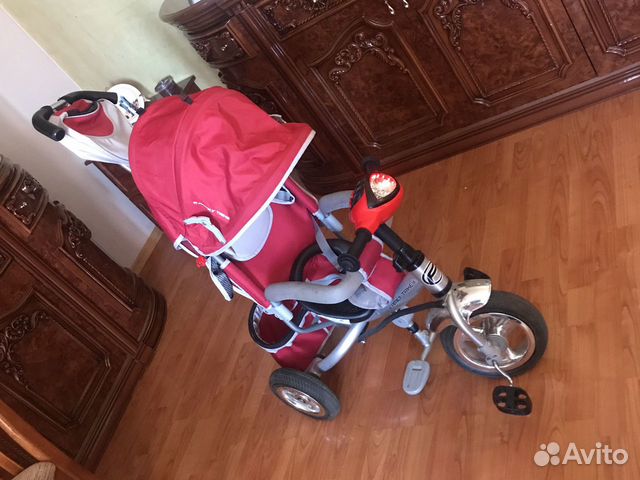 Велосипед детский с телескопической ручкой Велосипед детский с телескопической ручкой