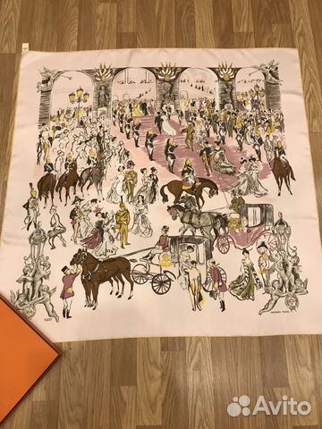 Платок шелковый Hermes ; Vintage ; Оригинал
