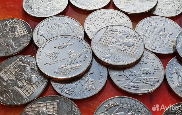 Монеты памятные 25 рублeй мультики и прочие