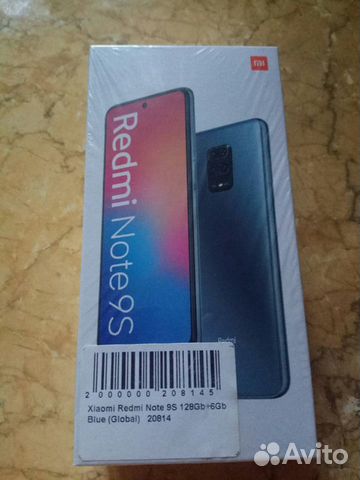 Xiaomi Note 9S 6/128 GB (blue/синий) (Global) Xiaomi Note 9S 6/128 GB (blue/синий) (Global)