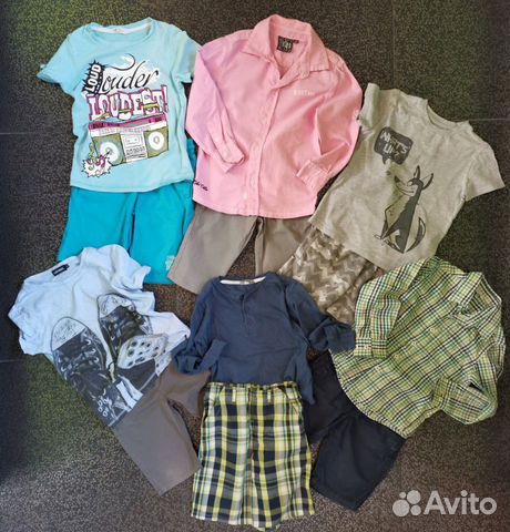 Пакет ярких, летних вещей на 5-6 лет